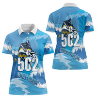 Blue Marlin Fishing Guatemala Women Polo Shirt Makaira Nigricans 502 Outdoor Hobby