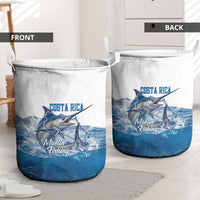 Blue Marlin Fishing Costa Rica Laundry Basket Makaira Nigricans Deep Sea Fishing
