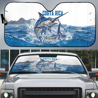 Blue Marlin Fishing Costa Rica Auto Sun Shade Makaira Nigricans Deep Sea Fishing