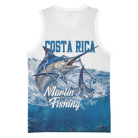 Blue Marlin Fishing Costa Rica Basketball Jersey Makaira Nigricans Deep Sea Fishing