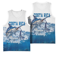 Blue Marlin Fishing Costa Rica Basketball Jersey Makaira Nigricans Deep Sea Fishing