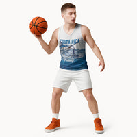 Blue Marlin Fishing Costa Rica Basketball Jersey Makaira Nigricans Deep Sea Fishing