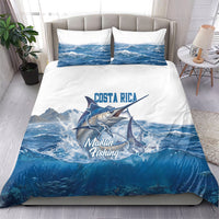 Blue Marlin Fishing Costa Rica Bedding Set Makaira Nigricans Deep Sea Fishing
