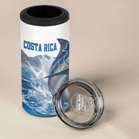 Blue Marlin Fishing Costa Rica 4 in 1 Can Cooler Tumbler Makaira Nigricans Deep Sea Fishing