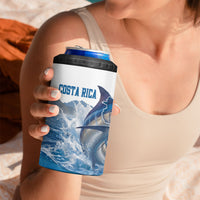 Blue Marlin Fishing Costa Rica 4 in 1 Can Cooler Tumbler Makaira Nigricans Deep Sea Fishing
