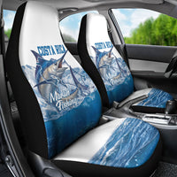 Blue Marlin Fishing Costa Rica Car Seat Cover Makaira Nigricans Deep Sea Fishing