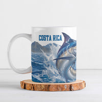 Blue Marlin Fishing Costa Rica Ceramic Mug Makaira Nigricans Deep Sea Fishing