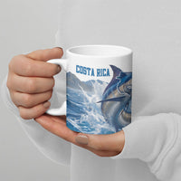 Blue Marlin Fishing Costa Rica Ceramic Mug Makaira Nigricans Deep Sea Fishing