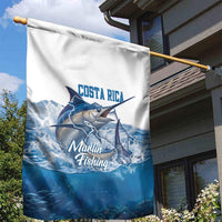 Blue Marlin Fishing Costa Rica Garden Flag Makaira Nigricans Deep Sea Fishing