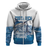Blue Marlin Fishing Costa Rica Hoodie Makaira Nigricans Deep Sea Fishing