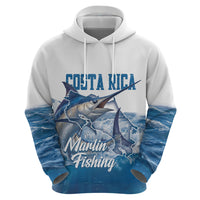 Blue Marlin Fishing Costa Rica Hoodie Makaira Nigricans Deep Sea Fishing