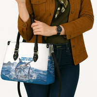 Blue Marlin Fishing Costa Rica Leather Bag Makaira Nigricans Deep Sea Fishing