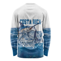 Blue Marlin Fishing Costa Rica Long Sleeve Shirt Makaira Nigricans Deep Sea Fishing