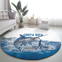 Blue Marlin Fishing Costa Rica Round Carpet Makaira Nigricans Deep Sea Fishing