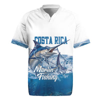 Blue Marlin Fishing Costa Rica Rugby Jersey Makaira Nigricans Deep Sea Fishing