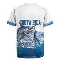 Blue Marlin Fishing Costa Rica Rugby Jersey Makaira Nigricans Deep Sea Fishing