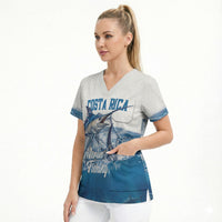 Blue Marlin Fishing Costa Rica Scrub Top Makaira Nigricans Deep Sea Fishing