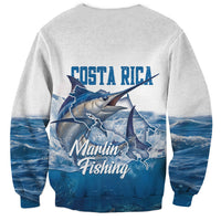 Blue Marlin Fishing Costa Rica Sweatshirt Makaira Nigricans Deep Sea Fishing