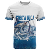 Blue Marlin Fishing Costa Rica T Shirt Makaira Nigricans Deep Sea Fishing