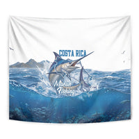Blue Marlin Fishing Costa Rica Tapestry Makaira Nigricans Deep Sea Fishing