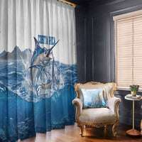 Blue Marlin Fishing Costa Rica Window Curtain Makaira Nigricans Deep Sea Fishing
