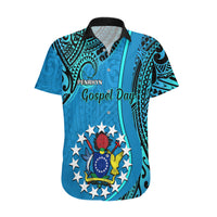 13 March Penrhyn Island Gospel Day Hawaiian Shirt Cook Islands Tribal Pattern - Wonder Print Shop