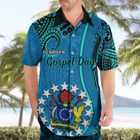 Personalised 13 March Penrhyn Island Gospel Day Hawaiian Shirt Cook Islands Tribal Pattern - Wonder Print Shop