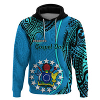 Personalised 13 March Penrhyn Island Gospel Day Hoodie Cook Islands Tribal Pattern - Wonder Print Shop