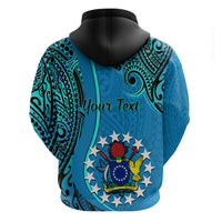 Personalised 13 March Penrhyn Island Gospel Day Hoodie Cook Islands Tribal Pattern - Wonder Print Shop
