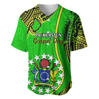 Personalised 25 May Palmerston Island Gospel Day Baseball Jersey Cook Islands Tribal Pattern - Wonder Print Shop