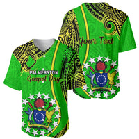 Personalised 25 May Palmerston Island Gospel Day Baseball Jersey Cook Islands Tribal Pattern - Wonder Print Shop