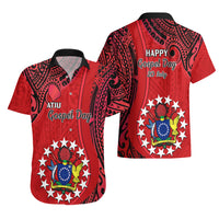 20 July Atiu Island Gospel Day Hawaiian Shirt Cook Islands Tribal Pattern - Wonder Print Shop