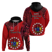 20 July Atiu Island Gospel Day Hoodie Cook Islands Tribal Pattern - Wonder Print Shop