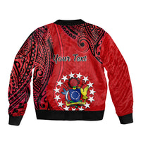 Personalised 20 July Atiu Island Gospel Day Bomber Jacket Cook Islands Tribal Pattern - Wonder Print Shop