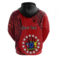 Personalised 20 July Atiu Island Gospel Day Hoodie Cook Islands Tribal Pattern - Wonder Print Shop