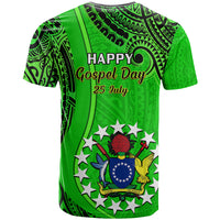 25 July Rarotonga Island Gospel Day T Shirt Cook Islands Tribal Pattern - Wonder Print Shop