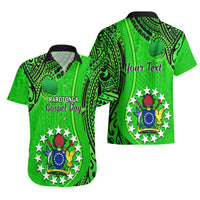 Personalised 25 July Rarotonga Island Gospel Day Hawaiian Shirt Cook Islands Tribal Pattern - Wonder Print Shop