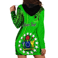 Personalised 21 July Mitiaro Island Gospel Day Hoodie Dress Cook Islands Tribal Pattern - Wonder Print Shop