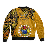 8 August  Manihiki Island Gospel Day Bomber Jacket Cook Islands Tribal Pattern - Wonder Print Shop