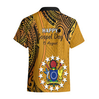 15 August Rakahanga Island Gospel Day Hawaiian Shirt Cook Islands Tribal Pattern - Wonder Print Shop