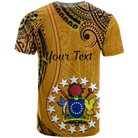 Personalised 15 August Rakahanga Island Gospel Day T Shirt Cook Islands Tribal Pattern - Wonder Print Shop