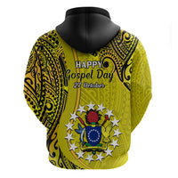 27 October Aitutaki Island Gospel Day Hoodie Cook Islands Tribal Pattern - Wonder Print Shop