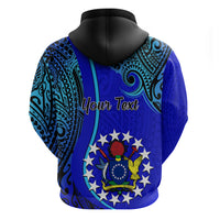 Personalised 8 December Pukapuka Island Gospel Day Hoodie Cook Islands Tribal Pattern - Wonder Print Shop