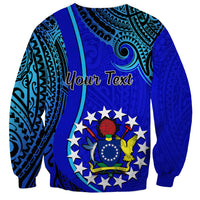 Personalised 8 December Pukapuka Island Gospel Day Sweatshirt Cook Islands Tribal Pattern - Wonder Print Shop