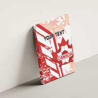 Custom Canada Soccer Canvas Wall Art Les Rouges Sporty Style - Wonder Print Shop