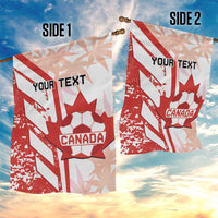 Custom Canada Soccer Garden Flag Les Rouges Sporty Style - Wonder Print Shop