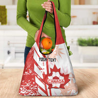 Custom Canada Soccer Grocery Bag Les Rouges Sporty Style