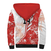 Custom Canada Soccer Sherpa Hoodie Les Rouges Sporty Style - Wonder Print Shop