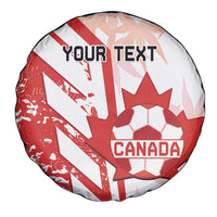 Custom Canada Soccer Spare Tire Cover Les Rouges Sporty Style - Wonder Print Shop