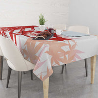 Custom Canada Soccer Tablecloth Les Rouges Sporty Style - Wonder Print Shop